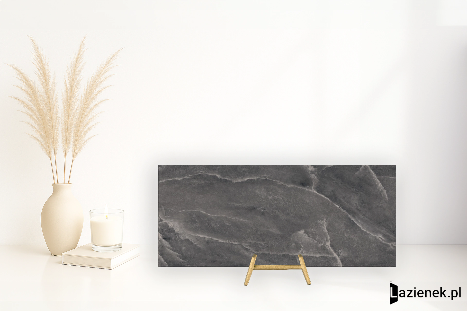 Casalgrande Padana Supreme Dark błyszcząca 120x278 cm gr. 6 mm - płytka rektyfikowana/16570030